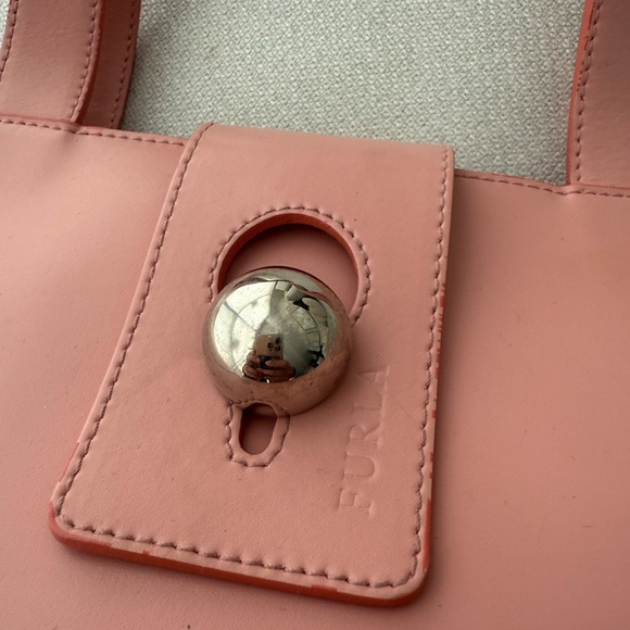Furla Coral Pink Handbag - Picture 3 of 14